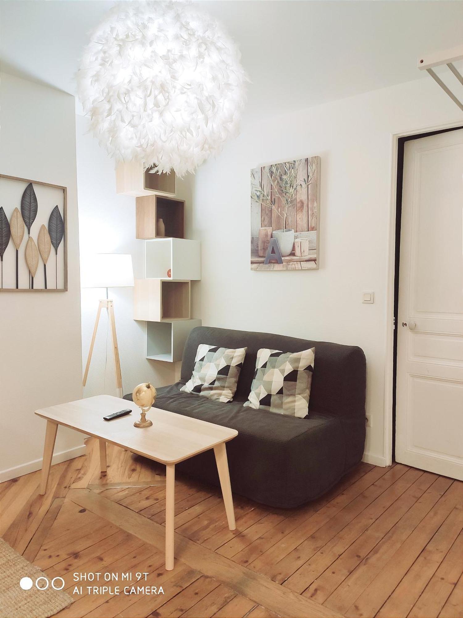 Chaleureux T2 Au Style Vintage - Rue Gratuite Apartment อาเมียงส์ ภายนอก รูปภาพ